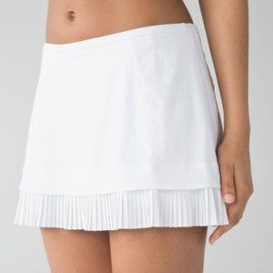 Lululemon City Sky Run By Skirt White